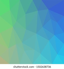 Geometrical abstract triangle tiled pattern background - vector graphic from triangles in colorful tones