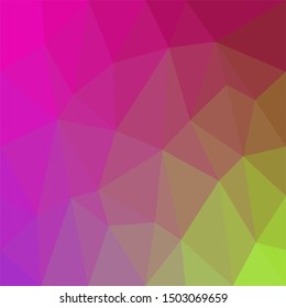 Geometrical abstract triangle tiled pattern background - vector graphic from triangles in colorful tones