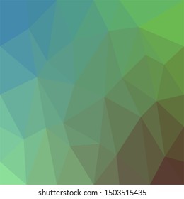 Geometrical abstract triangle tiled pattern background - vector graphic from triangles in colorful tones
