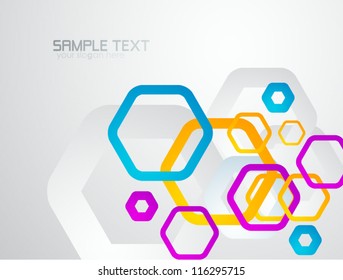 Geometrical abstract vector background
