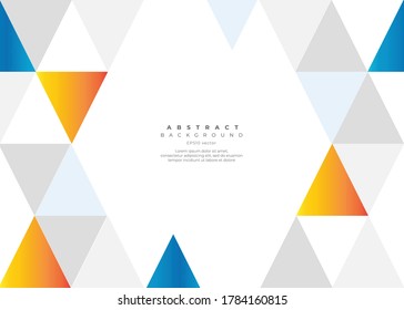 geometrical abstract vector background with various shapes and colors