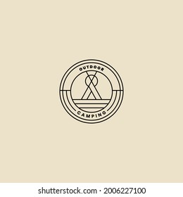 geometrical adventure logo minimalism vector