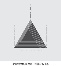 Geometrical art vector, minimal abstract design.