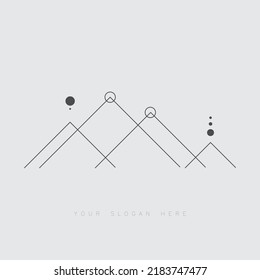 Geometrical art vector, minimal abstract design.