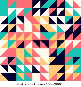 Geometrical artwork with simple shape and figure