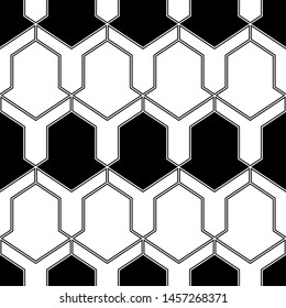 Geometrical backdrop. Figures ornament. Shapes background. Geometric wallpaper. Polygons motif. Digital paper, textile print, web design, abstract. Seamless pattern. Vector
