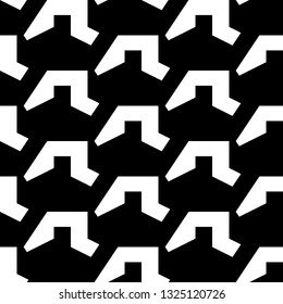 Geometrical backdrop. Figures ornament. Simple shapes wallpaper. Geometric background. Polygonal motif. Digital paper, textile print, abstract. Seamless pattern. Vector