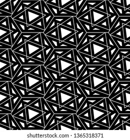 Geometrical backdrop. Hexagons, triangles ornament. Seamles pattern. Polygons background.Figures motif. Hexagonal, triangular shapes wallpaper. Digital paper, web designing, textile print