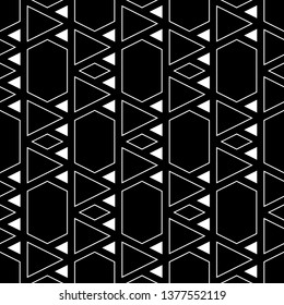 Geometrical backdrop. Polygons motif. Triangles, rhombuses, hexagons ornament.Triangular, quadrangular, hexagonal shapes wallpaper.Geometric background. Digital paper, abstract. Seamless pattern.