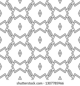 Geometrical backdrop. Rhombuses, octagons, parallelograms, polygons pattern. Digital paper, textile print, abstract wallpaper.Geometric background. Seamless ornament