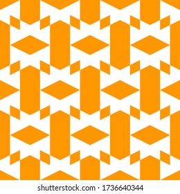 Fondo geométrico. Patrón sin foco. Rombos, figuras adorno. Antecedentes abstractos. Papel tapiz de polígonos. Motivo étnico. Papel digital, impresión textil, diseño web. Vector.