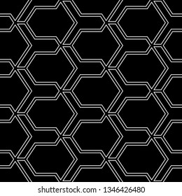 Geometrical backdrop. Shapes background. Geometric wallpaper.Figures ornament. Polygons motif. Digital paper, textile print, web design, abstract. Seamless pattern. Vector.