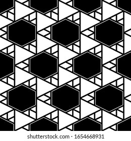  Geometrischer Hintergrund. Dreiecke, Busse, Hexagonmuster. Dreieckige, quadratische, sechseckige Formen Tapete. Geometrischer Hintergrund. Polygons-Motiv. Nahtlose Ornamente. Digitales Papier, abstrakt.