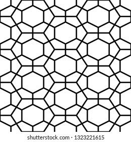 Vector Modern Seamless Geometry Pattern Hexagon Stock Vector (Royalty ...