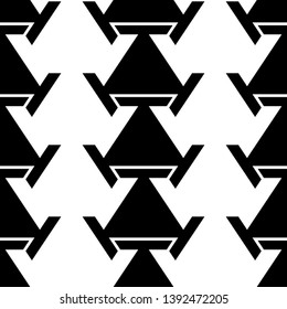 Geometrical backdrop.Seamless pattern. Figures ornament. Polygonal motif. Geometric background. Digital paper, textile print, abstract. Simple shapes wallpaper. Vector