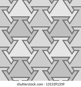 Geometrical backdrop.Simple shapes wallpaper. Figures ornament. Seamless pattern. Geometric background. Polygonal motif. Digital paper, textile print, abstract. Vector.