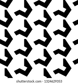 Geometrical backdrop.Simple shapes wallpaper. Figures ornament. Geometric background. Polygonal motif. Digital paper, textile print, abstract. Seamless pattern. Vector.