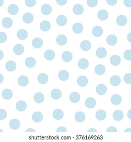 Geometrical background with circles. Abstract round seamless pattern. Dots pattern on white background. Vector illustration.