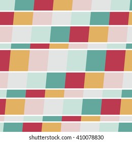 Geometrical background with color squares. Abstract pattern.