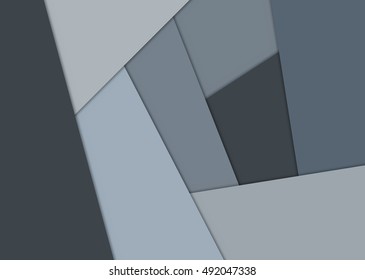 Geometrical background, Cool gray color, vector illustration