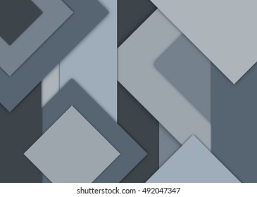Geometrical background, Cool gray color, vector illustration
