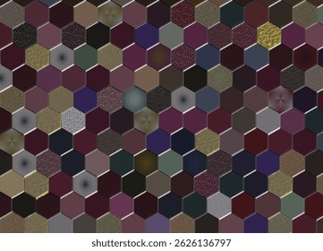 geometrical background. Graphic vector design. colorful hexagonal background. Modern hexagon frame edge design abstract background.