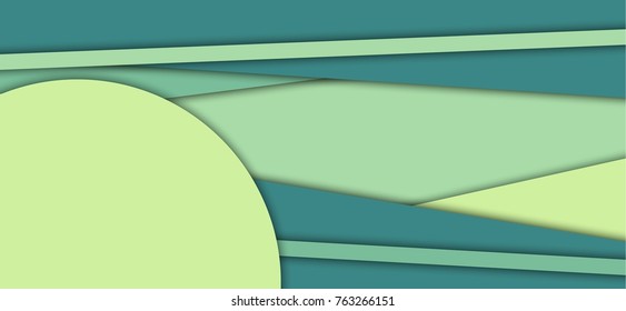 Geometrical background in material design style with different levels surfaces
