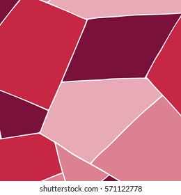 Geometrical background in pink tones