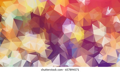 Geometrical Background, Rainbow polygon swirl design. Rainbow Colorful swirl rainbow polygon