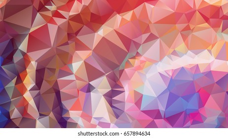 Geometrical Background, Rainbow polygon swirl design. Rainbow Colorful swirl rainbow polygon