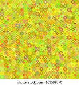 Geometrical background. Structure of geometric shapes. Colorful mosaic banner. The structure of hexagons, circles and rectangles. Vector. 