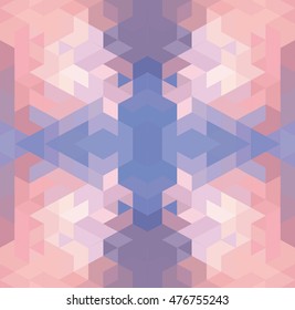 geometrical background in trendy colors, vector illustration