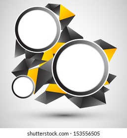 Geometrical banner background