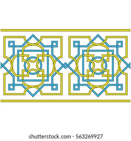 geometrical border. seamless. ornament. vector. nation. Ukraine. pattern. wall-paper. line. tape.