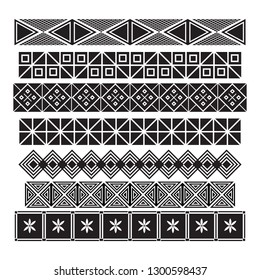 Geometrical  borders made in vector for typographic design. A wonderful template for decorating posters, cards, menus, theatrical programs, party announcement, books. Easy to use.
