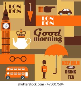 geometrical british vector background