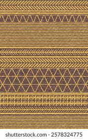 Geometrical Carpet Vector modern Pattern with trending colors in high resolution
