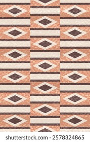 Geometrical Carpet Vector modern Pattern with trending colors in high resolution
