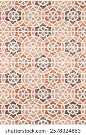 Geometrical Carpet Vector modern Pattern with trending colors in high resolution

