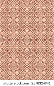 Geometrical Carpet Vector modern Pattern with trending colors in high resolution
