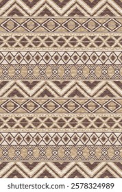 Geometrical Carpet Vector modern Pattern with trending colors in high resolution
