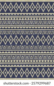 Geometrical Carpet Vector modern Pattern with trending colors in high resolution
