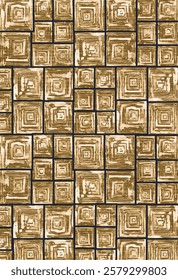 Geometrical Carpet Vector modern Pattern with trending colors in high resolution
