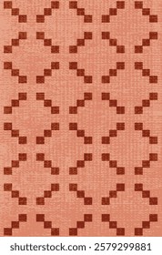 Geometrical Carpet Vector modern Pattern with trending colors in high resolution

