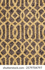 Geometrical Carpet Vector modern Pattern with trending colors in high resolution
