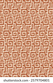 Geometrical Carpet Vector modern Pattern with trending colors in high resolution
