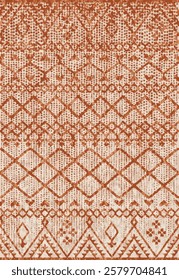 Geometrical Carpet Vector modern Pattern with trending colors in high resolution
