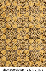 Geometrical Carpet Vector modern Pattern with trending colors in high resolution
