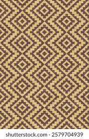 Geometrical Carpet Vector modern Pattern with trending colors in high resolution
