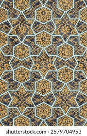 Geometrical Carpet Vector modern Pattern with trending colors in high resolution
